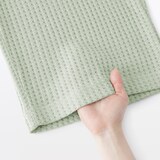 婦人　ざっくり編んだ　ロングパンツ