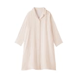 婦人　四重ガーゼ　長袖ワンピース