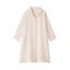 婦人　四重ガーゼ　長袖ワンピース