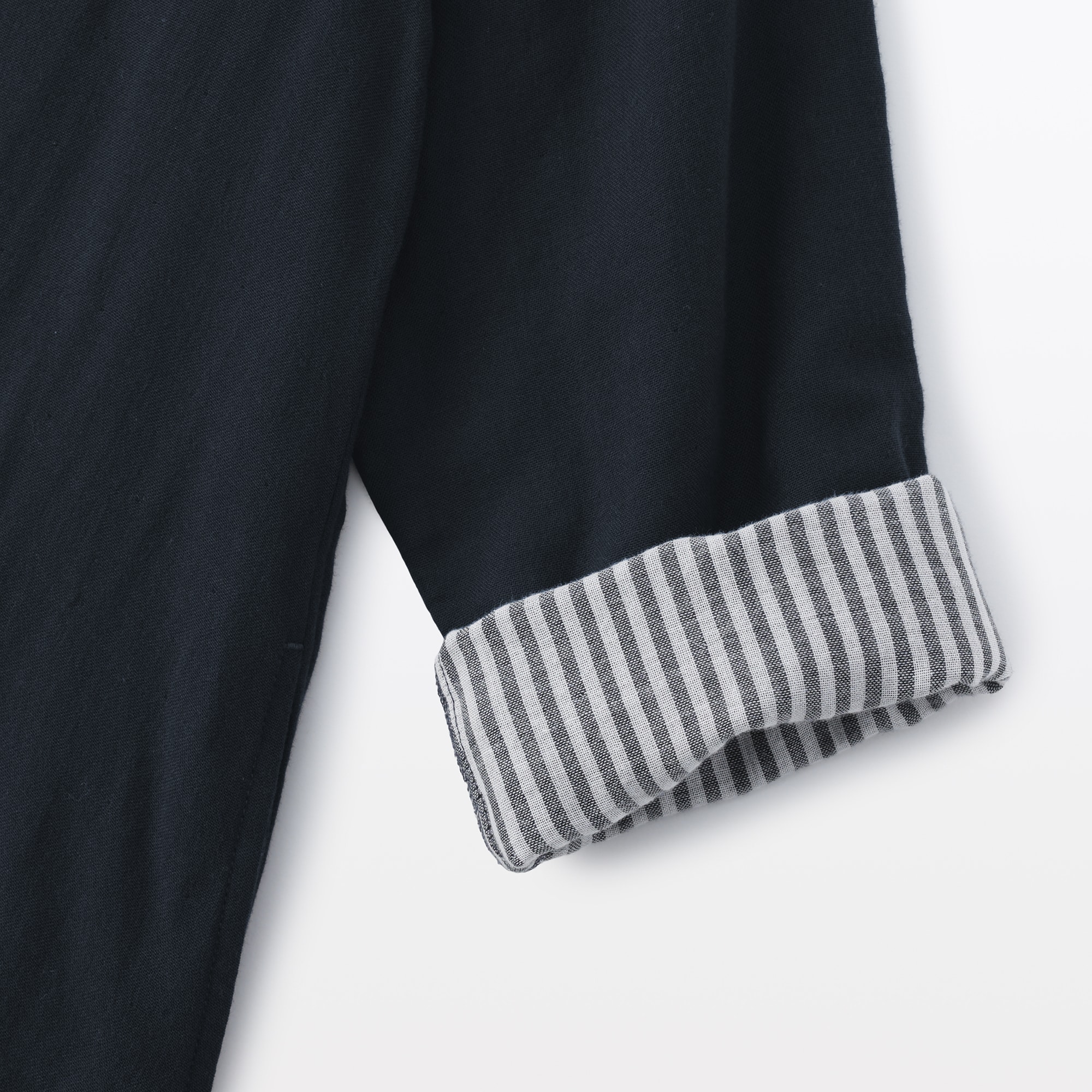 婦人　四重ガーゼ　長袖ワンピース