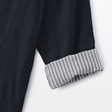 婦人　四重ガーゼ　長袖ワンピース