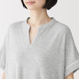 婦人　着るタオル　両面パイル　半袖ワンピース