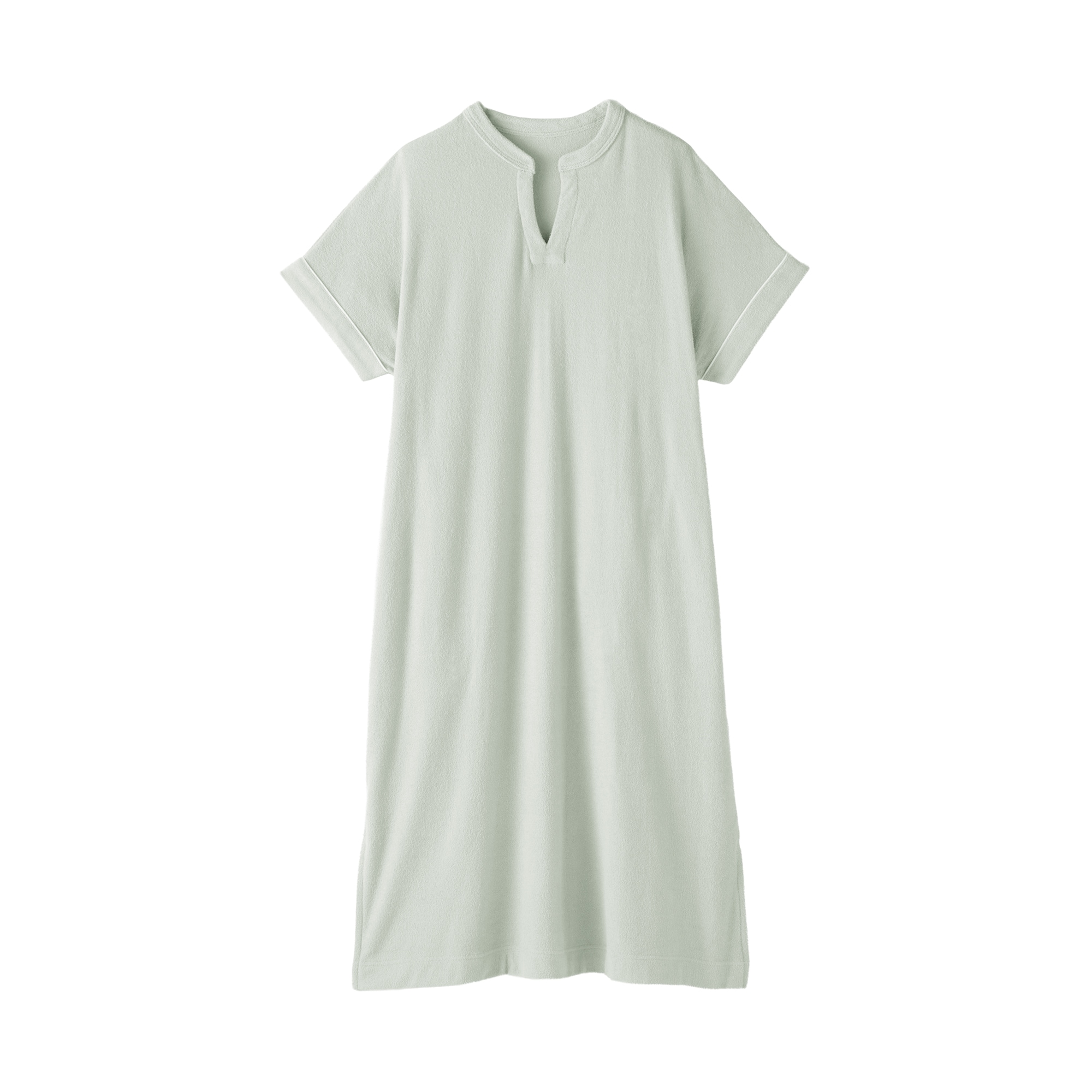 婦人　着るタオル　両面パイル　半袖ワンピース