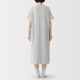 婦人　着るタオル　両面パイル　半袖ワンピース