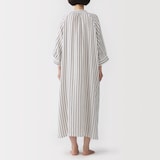 婦人　楊柳ガーゼ　五分袖ワンピース