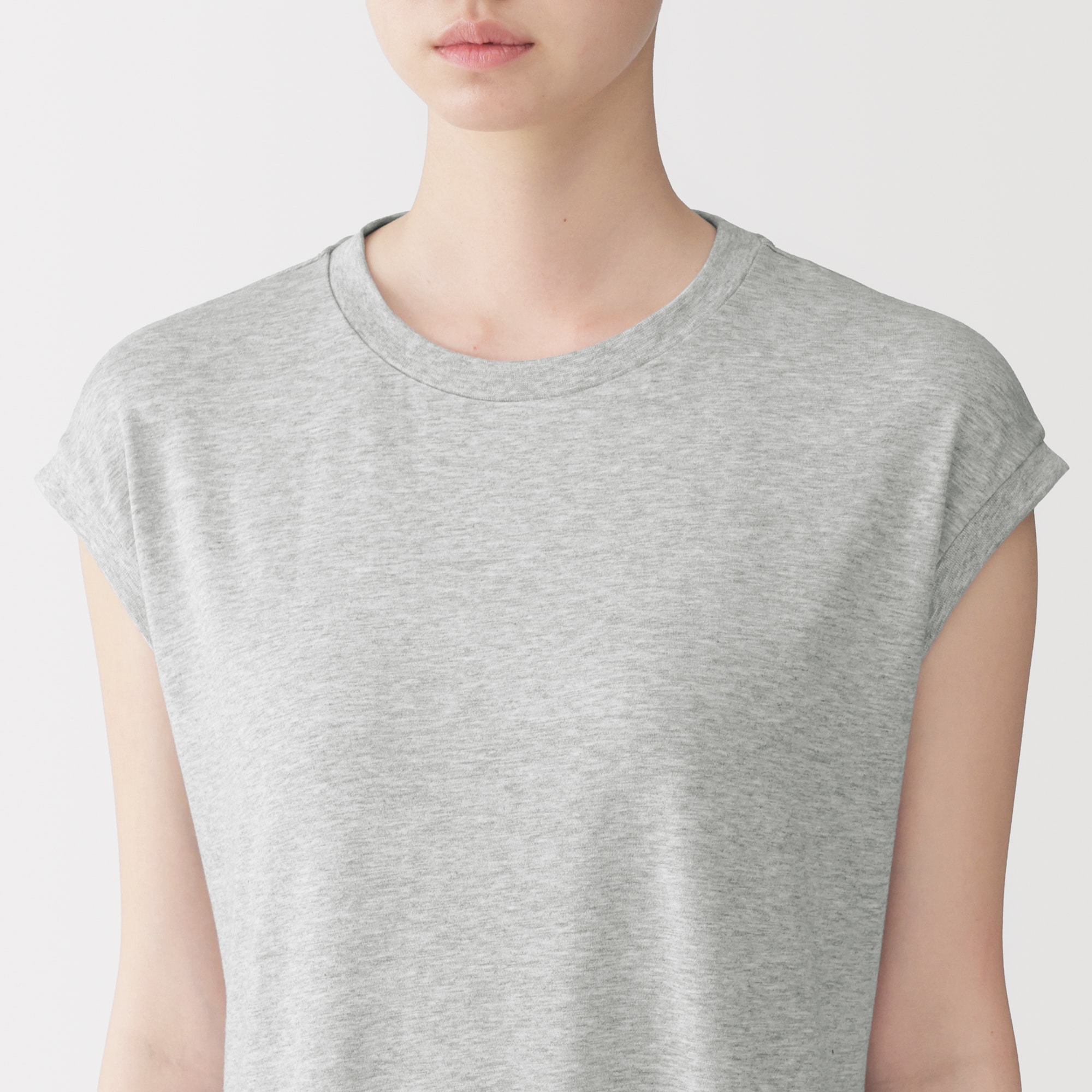 婦人　なめらか　涼感　フレンチスリーブワンピース