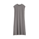 婦人　なめらか　涼感　フレンチスリーブワンピース