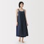 婦人　二重ガーゼ　ドットドビー　キャミワンピース