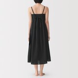 婦人　二重ガーゼ　ドットドビー　キャミワンピース