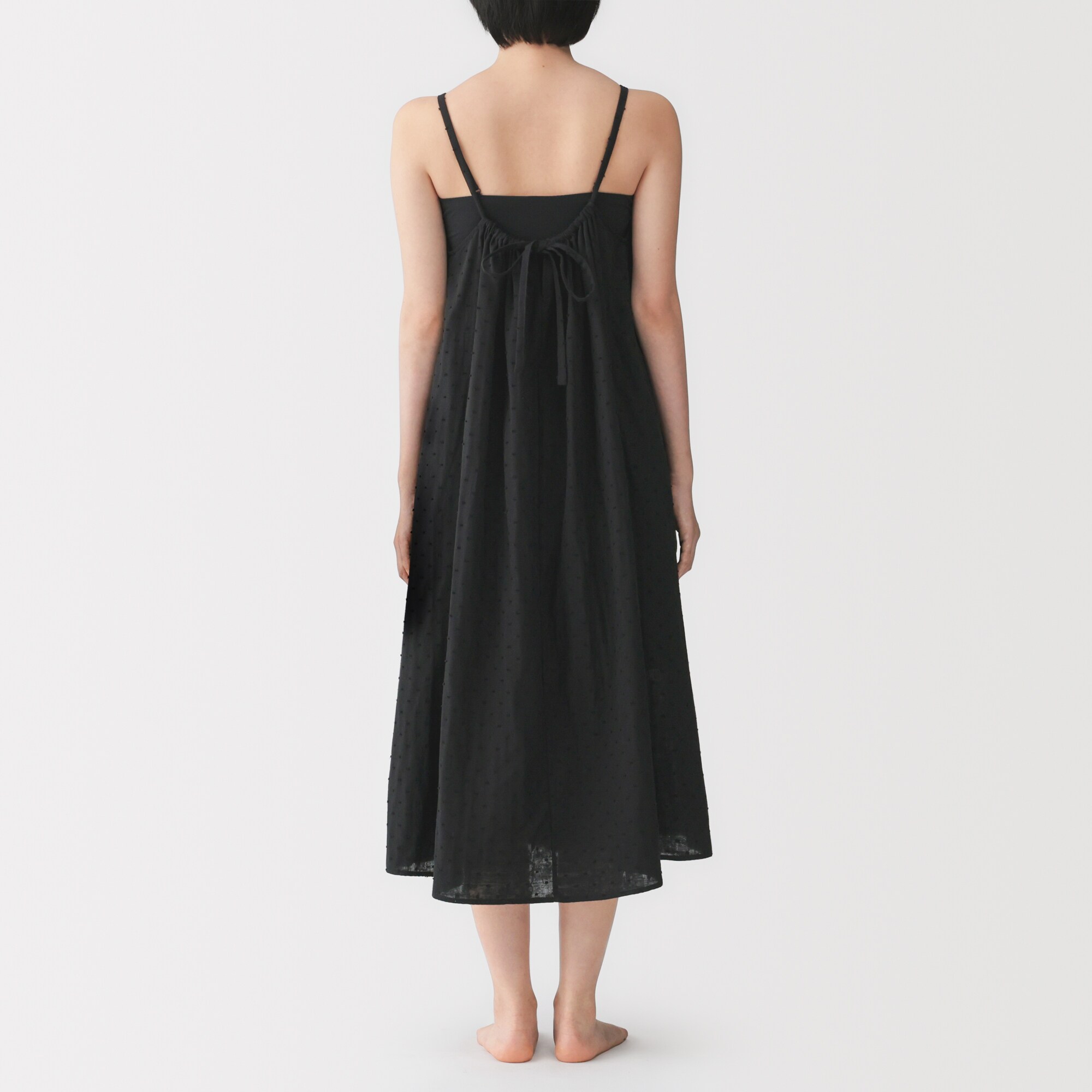 婦人 二重ガーゼ ドットドビー キャミワンピース | 無印良品