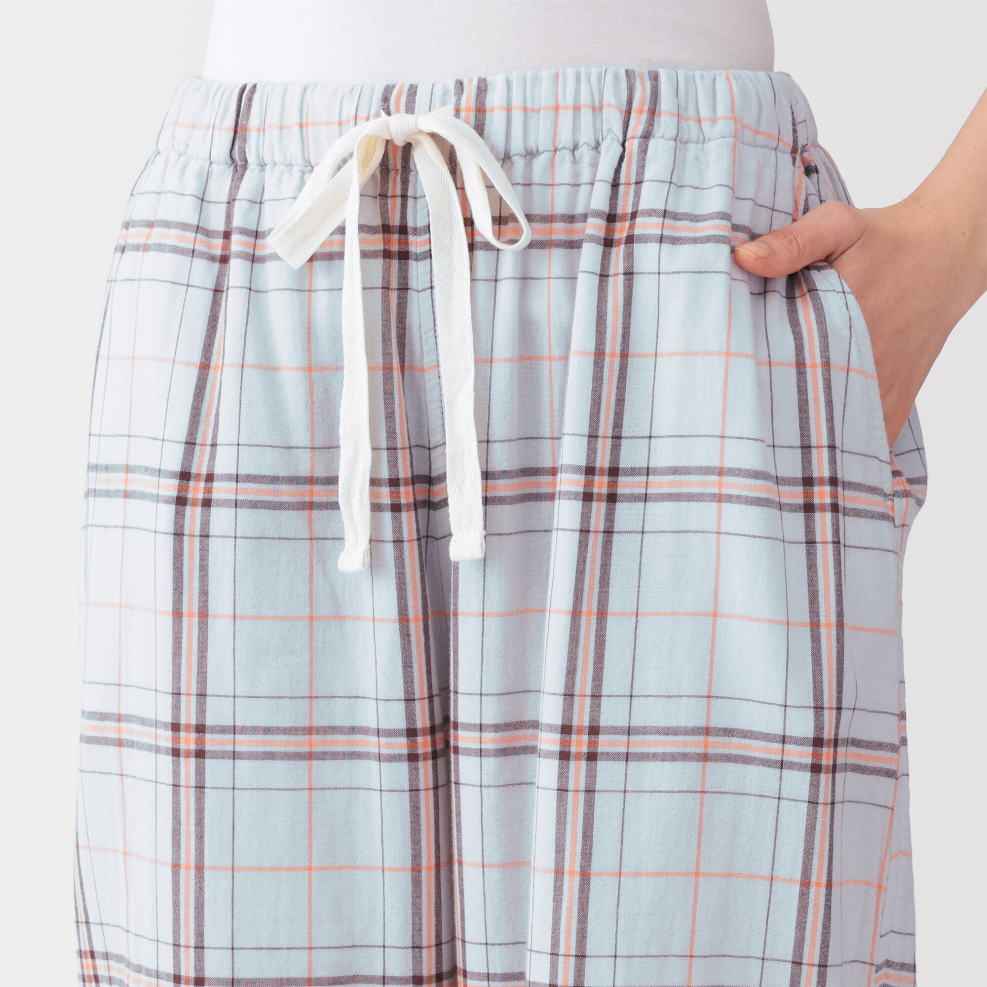 婦人　二重ガーゼ　半袖ルームウェアセット