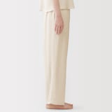 婦人　なめらかサテン　ロングパンツ