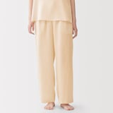 婦人　なめらかサテン　ロングパンツ