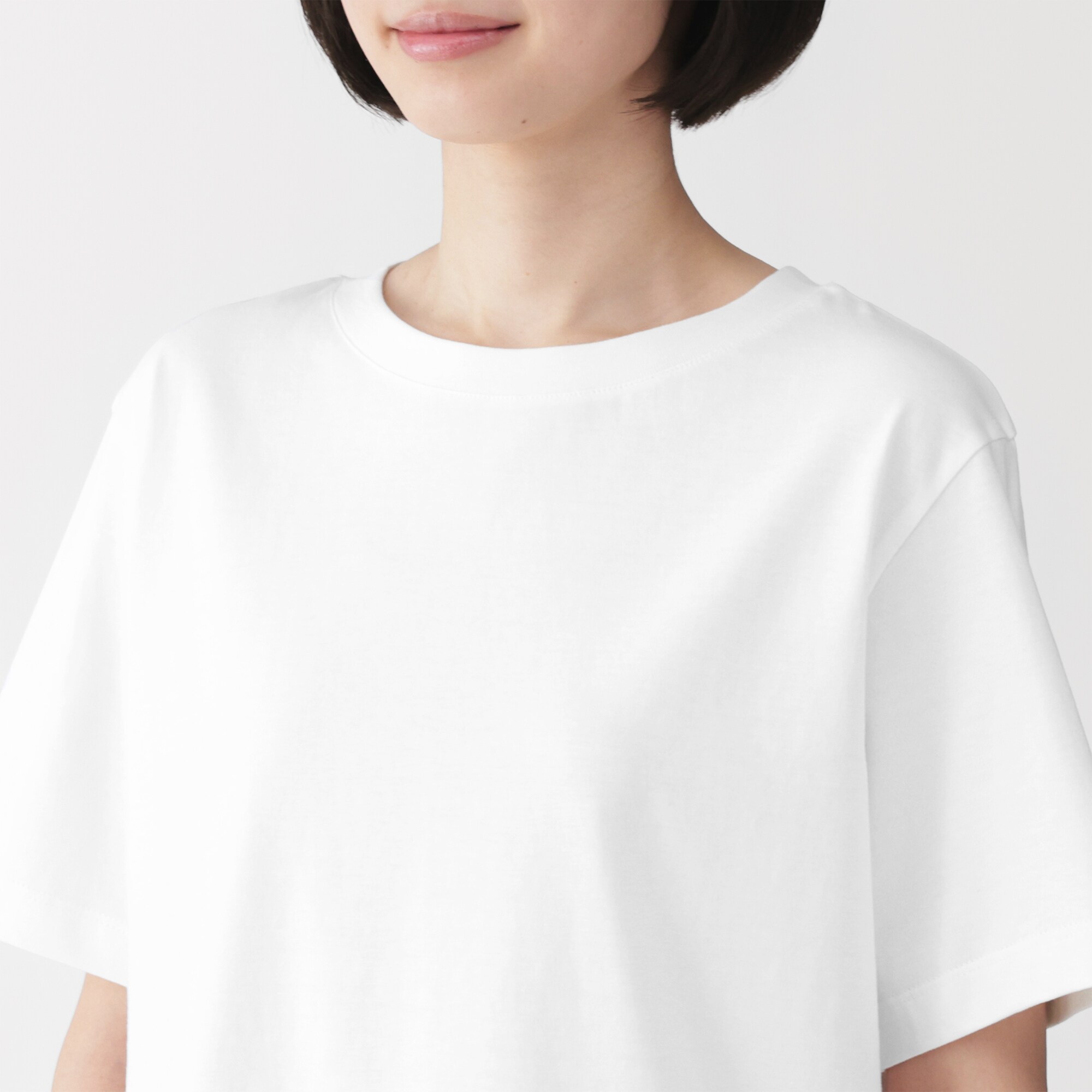 婦人　二重ガーゼ　半袖ルームウェアセット