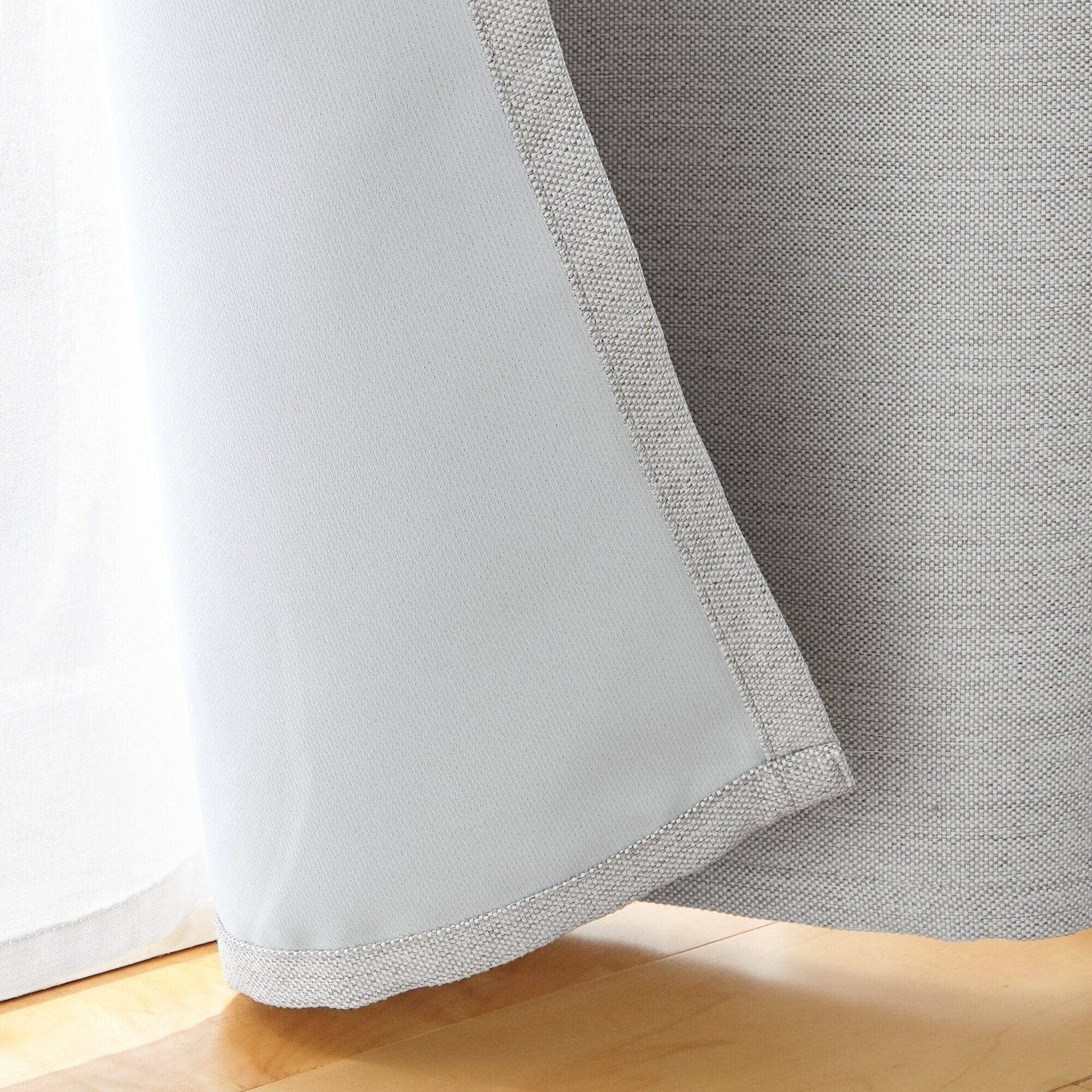 防炎・遮光性　二重織りノンプリーツカーテン