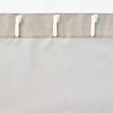 防炎・遮光性　二重織りノンプリーツカーテン