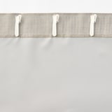 防炎・遮光性　二重織りノンプリーツカーテン