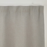 防炎・遮光性　ドビー織りノンプリーツカーテン