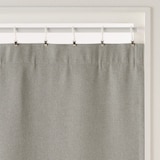 防炎・遮光性　ドビー織りノンプリーツカーテン