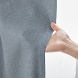 防炎・遮光性　ドビー織りノンプリーツカーテン