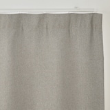 防炎・遮光性　ドビー織りノンプリーツカーテン