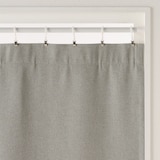 防炎・遮光性　ドビー織りノンプリーツカーテン