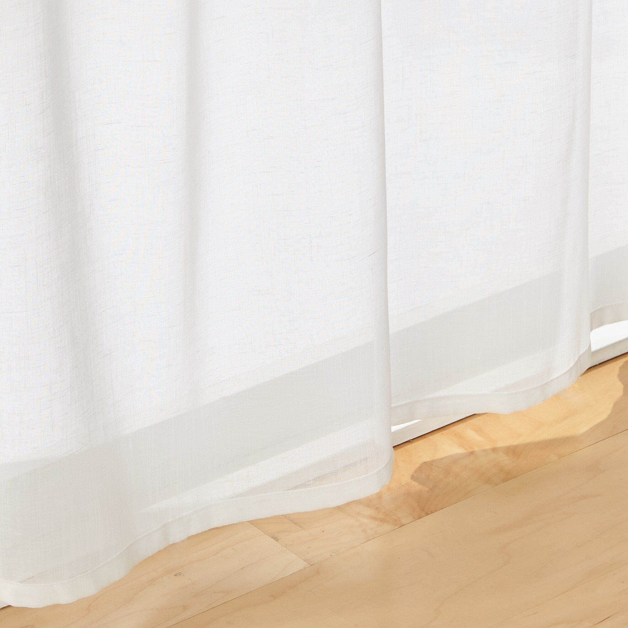 ポリエステルスラブボイルノンプリーツカーテン