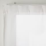 ポリエステルスラブボイルノンプリーツカーテン