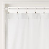 ポリエステルスラブボイルノンプリーツカーテン