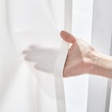 花粉をキャッチし熱を通しにくいレースノンプリーツカーテン