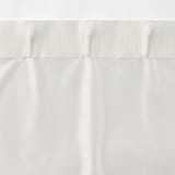 熱を通しにくく透けにくいレースノンプリーツカーテン