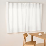 綿洗いざらし平織ノンプリーツカーテン