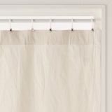 綿洗いざらし平織ノンプリーツカーテン