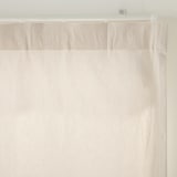 綿洗いざらし平織ノンプリーツカーテン