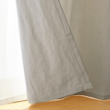 綿洗いざらし平織ノンプリーツカーテン