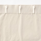 綿洗いざらし平織ノンプリーツカーテン