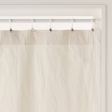 綿洗いざらし平織ノンプリーツカーテン