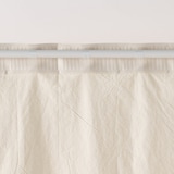 綿洗いざらし平織ノンプリーツカーテン
