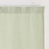 綿洗いざらし平織ノンプリーツカーテン