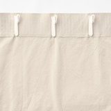 綿洗いざらし平織ノンプリーツカーテン