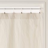 綿洗いざらし平織ノンプリーツカーテン
