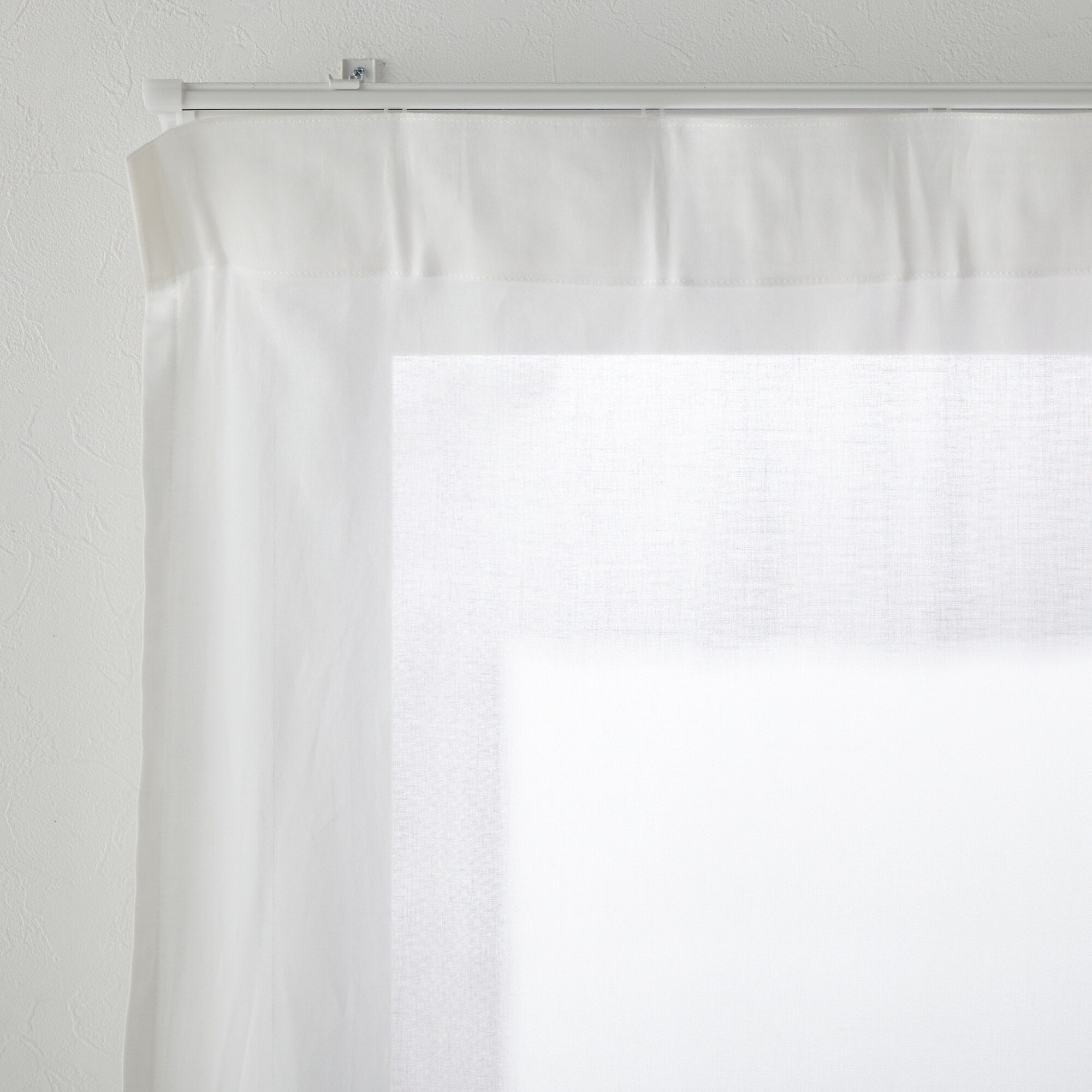 綿ボイルノンプリーツレースカーテン