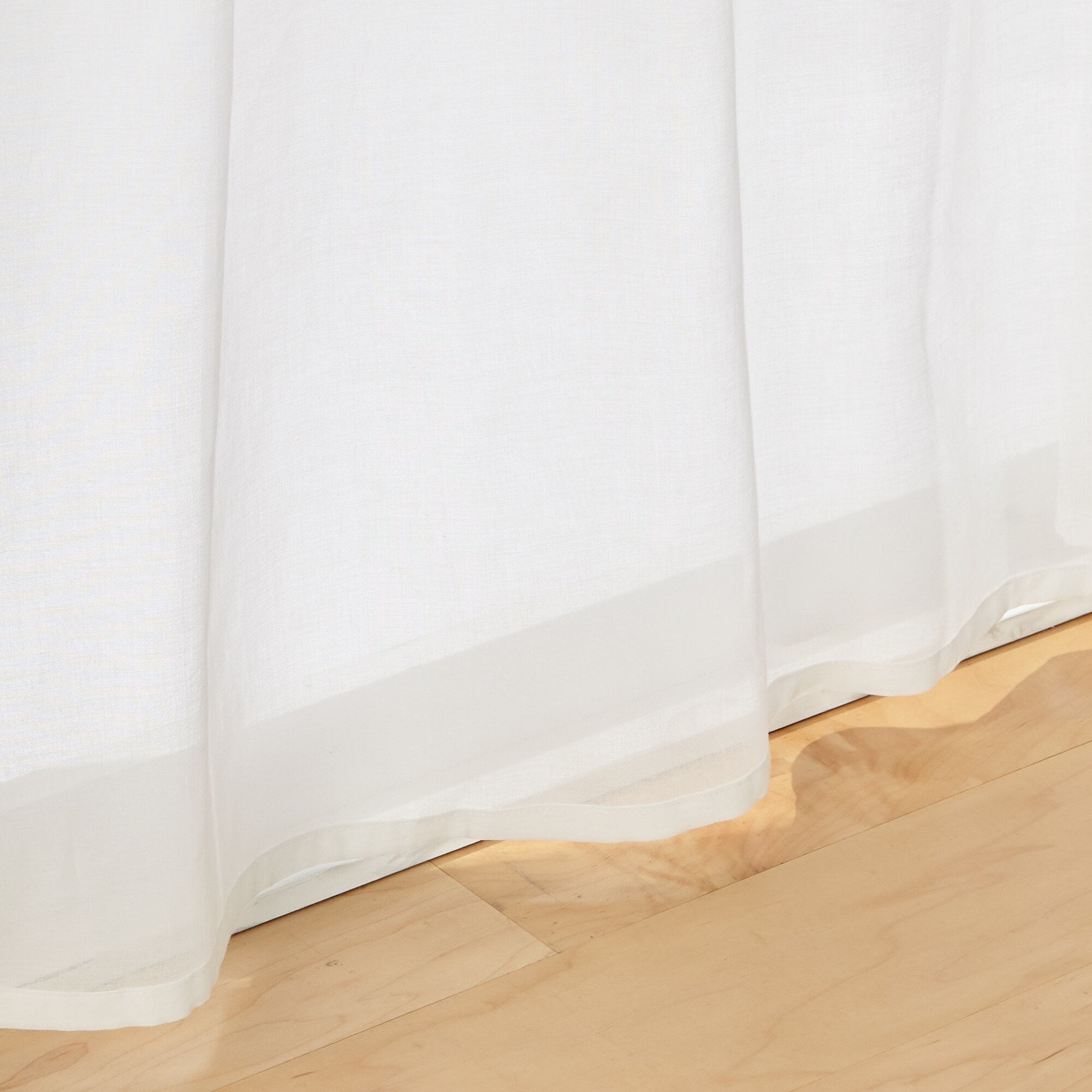 綿ボイルノンプリーツレースカーテン