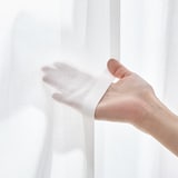 綿ボイルノンプリーツレースカーテン