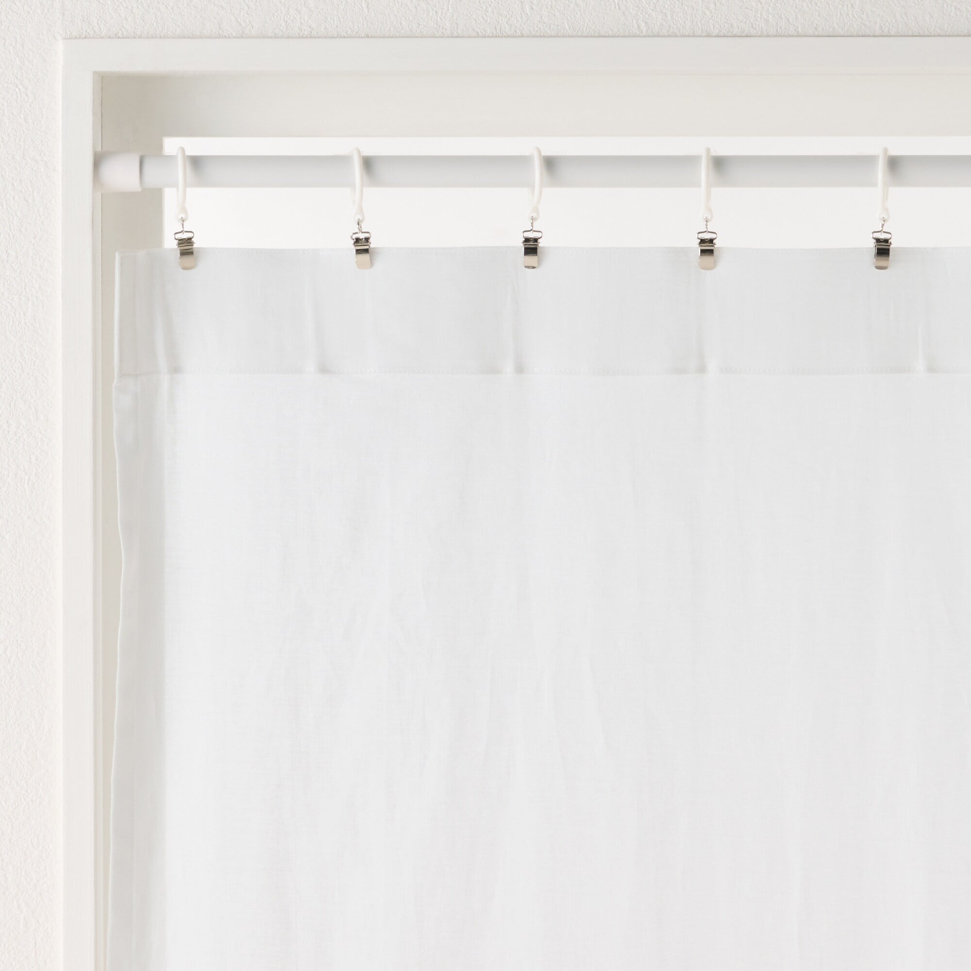 綿ボイルノンプリーツレースカーテン | 無印良品