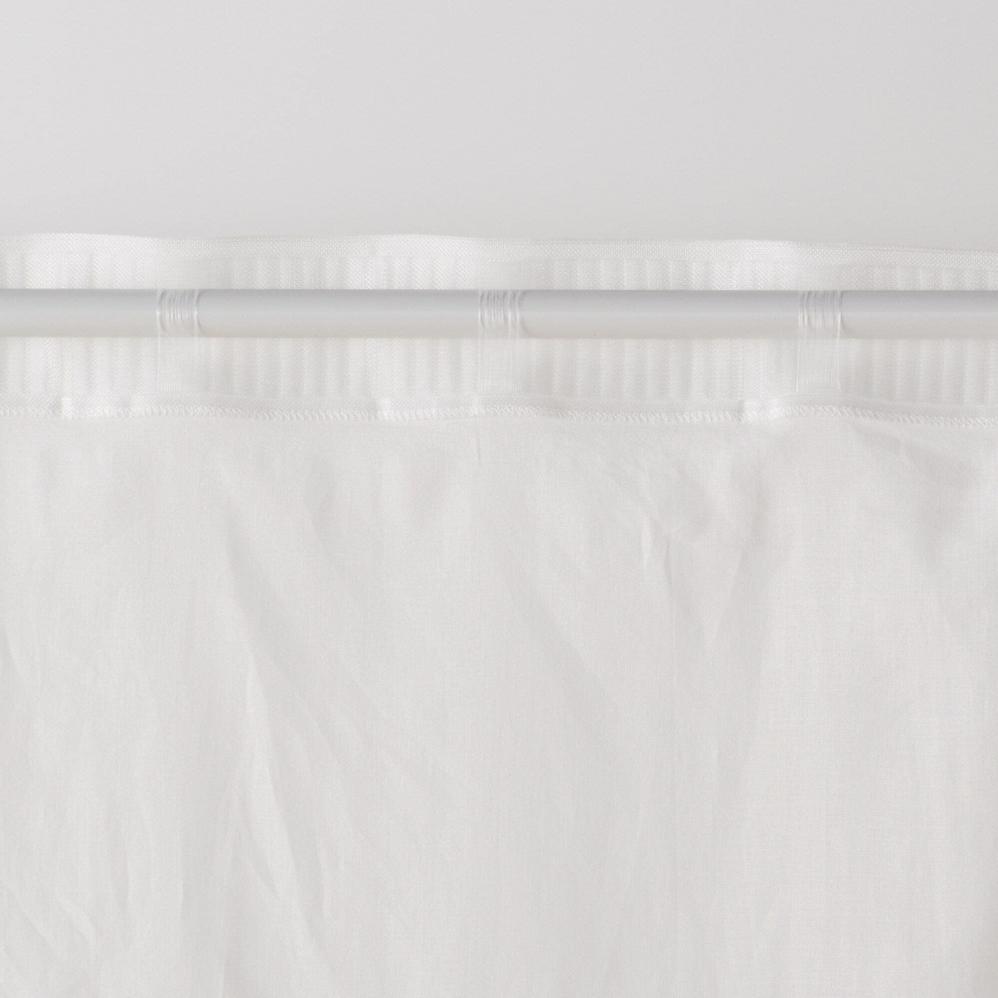 綿ボイルノンプリーツレースカーテン