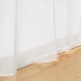 綿ボイルノンプリーツレースカーテン