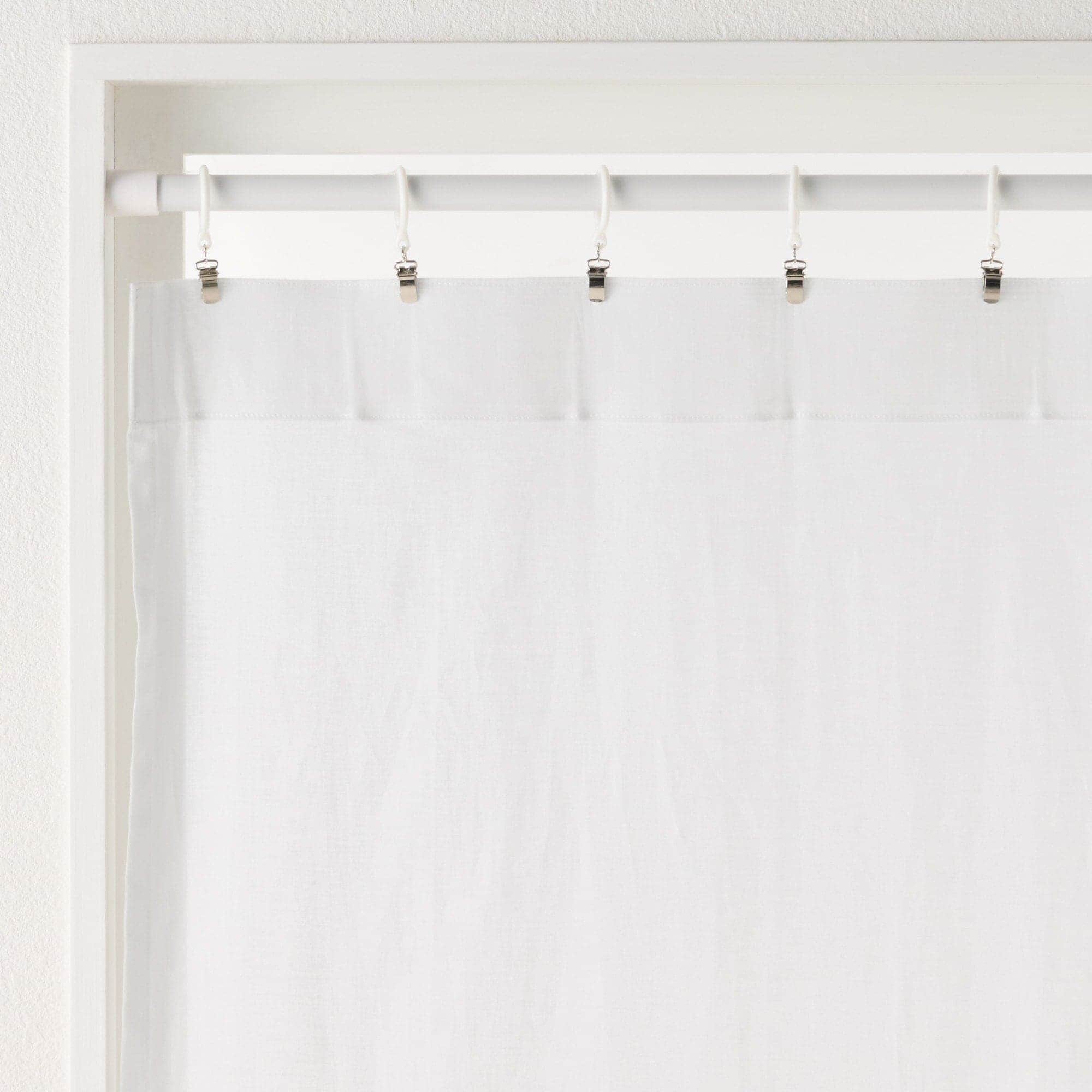 綿ボイルノンプリーツレースカーテン