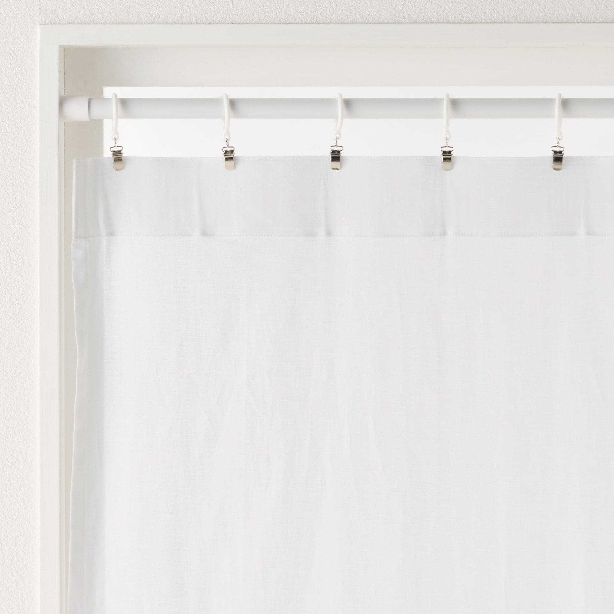 綿ボイルノンプリーツレースカーテン