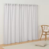 再生ポリエステル使い　ノンプリーツカーテン